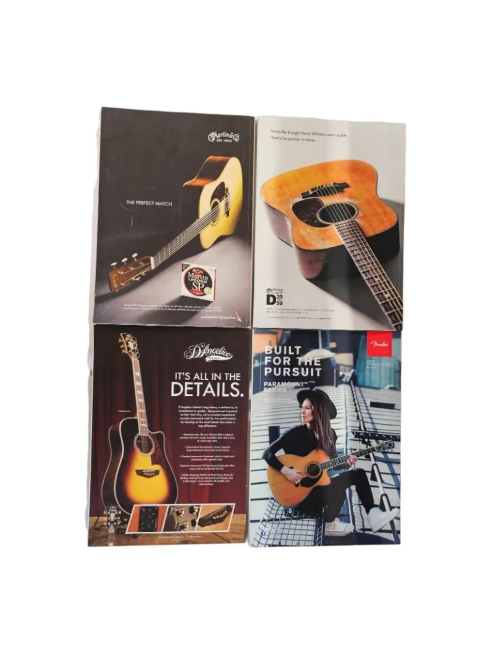Guitarist Presents Acoustic Magazine Lot of 4 Mraz Carthy Nash Giltrap Future